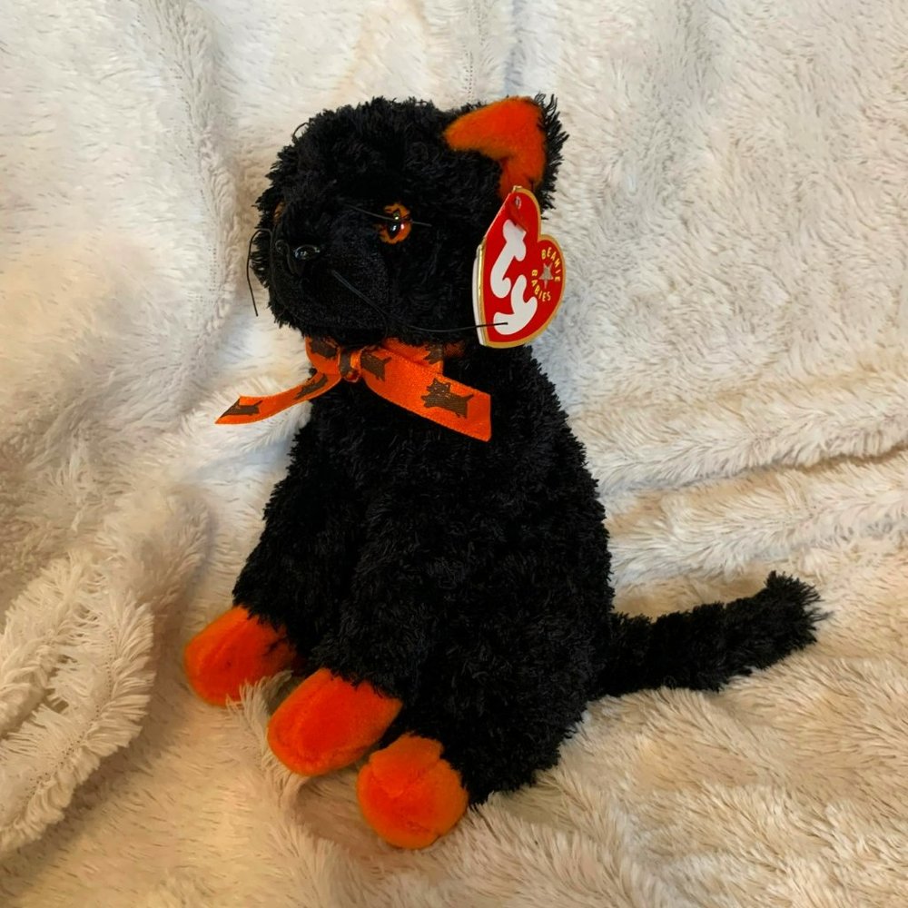 Beanie Baby - Fraidy the Cat - perfect Condition!! TAG errors!
